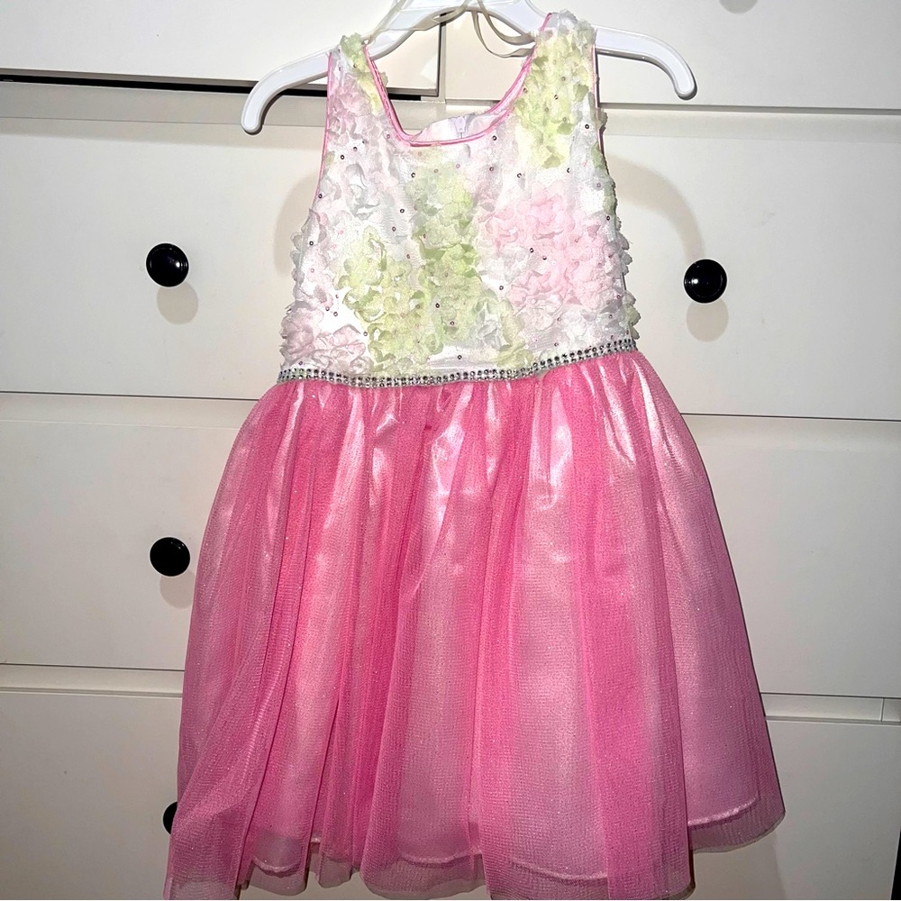 Girls tulle flower dress